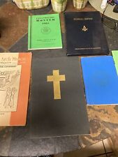 Lot Of Masonic Funeral, Scottish Rite Funeral, Royal Arch, Elks Ritual L@@K picture