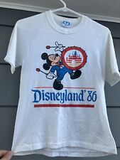VTG Disneyland 1986 Mickey Mouse T-Shirt, Small, Made In USA picture