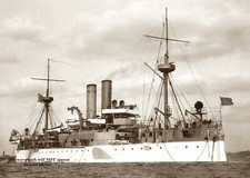 1896 USS Maine PHOTO Navy Battleship Spanish American War Outbreak picture