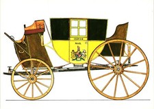 Vintage Postcard 4x6- Mail Coach picture
