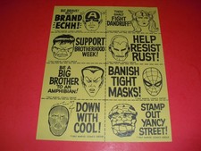 Rare 1967 MMMS Merry Marching Marvel Society Fan Club Leaflet Page Original Uncu picture