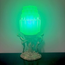 Art Deco Dancing Ladies Figural Lamp 13