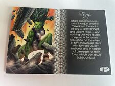 Marvel Premier 2014 Emotion AJT Sketch Card booklet Fury Rare Art Original Comic picture