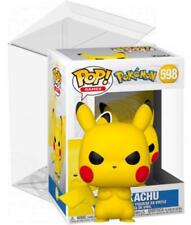 Pokemon Funko POP Games 598 Angry Pikachu FREE PROTECTOR picture