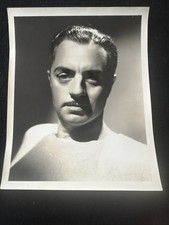 WILLIAM POWELL Photo By HURRELL  Vintage Original 1930s MGM stamped Press VTG picture