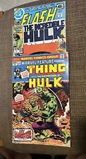 The Thing and The Incredible Hulk #11, The Incredible Hulk #375 & The Flash #268 picture