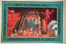 Ghostbusters Show at Universal Studios Florida  Postcard Who Ya Gonna Call 1992 picture