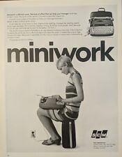 1967 Smith Corona Portable Typewriter, Mini Work / Remote Work picture