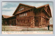 Portland OR-Oregon, Lewis & Clark Exposition, Forestry Building Vintage Postcard picture