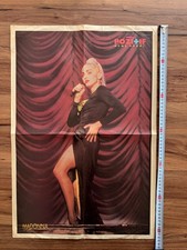 Madonna Rob Lowe Double Sided Large Turkish Magazine Poster Rare Vintage picture
