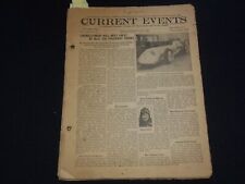 1930-1931 CURRENT EVENTS BOUND NEWSPAPER- BOBBY JONES- 28 ISSUES - NP 2151B picture