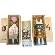 Alexander Girard Vitra Design Museum Wooden Dolls No. 8 No. 9 In Box Set Of 2 picture