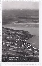 394 Chaumont View of the Tower on Lake Geneva and the Alps around 1940 picture
