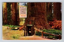 Laytonville CA-California, World Famous Tree House, Vintage Postcard picture