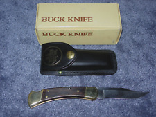 BUCK FOLDING HUNTER COLLECTIBLE U.S. BORDER PATROL KNIFE WITH CASE/BOX #051 picture
