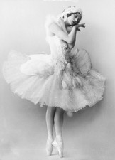Anna Pavlova Dying Swan Vintage 1910s Ballet Photo Reprint Wall Art picture