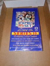 1991 Proset Football Series 2 Factory Sealed Box picture