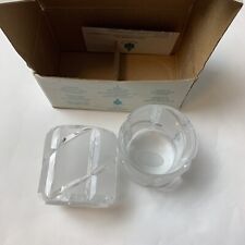 A Pair of Partylite 24% Lead Crystal Votive Candle Holders New Open Box picture