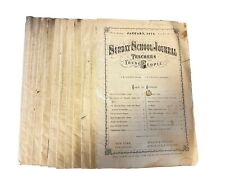 Lot of 12 Sunday School Journal for Teaches and Young People 1874 picture
