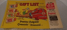 Vintage 1959 60 Dealer POPSICLE GIFT LIST AD CATALOG Booklet Train Pete picture
