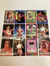 12 Pink Power Ranger trading Cards. Kimberly picture