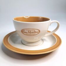 Tim Horton's Cup Saucer Coffee Tea Set Always Fresh English French Collectible picture