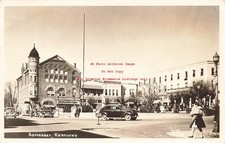 KY, Somerset, Kentucky, RPPC, Street Scene, 40s Cars, Cline Photo picture