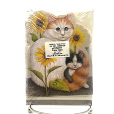 Current Vintage Cat & Kitten Note Cards Set of 10 Sealed Sunflowers picture