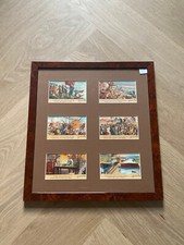 Liebig Series  of 6 Framed Chromos American History 1956's - French Text-S1375 picture