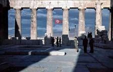WWII German Occupation Forces Acropolis Athens Greece Military War Poster Print picture