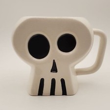 Tiki Collectibles by SHAG Mug of skulls White Josh Agle Art 2006 No Box Rare picture