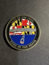 Baltimore County Police Challenge Coin KEY BRIDGE Land of the Free Memorial Coin picture