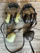 Lot of 4 Aviation Headsets UNTESTED picture