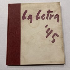 1945 University Redlands Yearbook La Letra End Of World War 2 picture