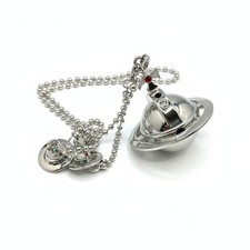 *US Seller* Vivienne Westwood Nana Orb shape Lighter/silver/ With Chains in Box picture
