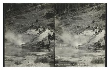 Yellowstone Wyoming Gibbon Paint Pots Standard Postcard picture