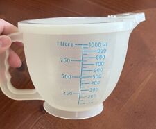 VintageTupperware 4 cup/1qt Measuring Cup 1288-4 Mix N Store with Lid EUC 1977 picture