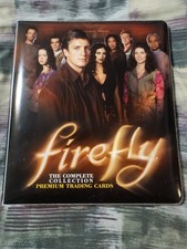 RARE VHTF Firefly Official Padded Binder 72 Card Base Set, Ad & Dealer Sheets + picture