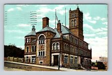 Duluth MN-Minnesota, Post Office, Antique, Souvenir, Vintage c1909 Postcard picture