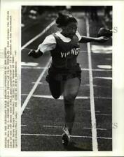1992 Press Photo Milan Wilder record time 12.2 seconds in Solon Relays in Ohio. picture