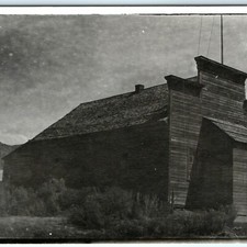 c1910s Old West Wooden Building RPPC Real Photo Postcard Desert Ghost Town Store picture