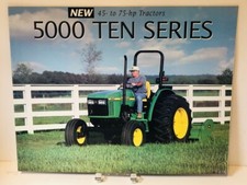 1998 JOHN DEERE 45-75 HP 5000 Ten Series Tractors Brochure  - Mint Condition picture
