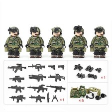 Elite Delta Force Mini Military Figures Set – 10 U.S. Soldiers with Gears picture