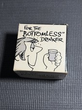 1960s or 70s trick/gag/ joke: FOR THE BOTTOMLESS DRINKER 1973 H Fishlove & co picture