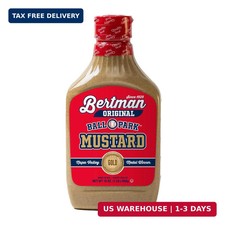 Bertman Original Ball Park Mustard - Rich Brown Mustard Made with Premium Mustar picture
