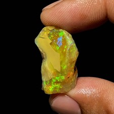Stunning Ethiopian Opal Rough 21.20 Cts, Large Oil Opal Specimen Natural Opal picture