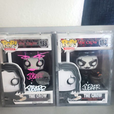Funko Pop Movies The Crow #133 2-Pack Autographed James O'Barr JSA AN94550 picture