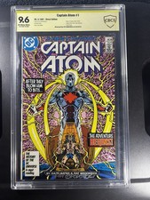 Captain Atom 1 CBCS SS 9.6 1st App Captain Atom Signed By Pat Broderick  picture