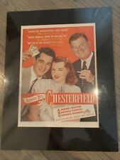 1947 vintage chesterfield cigarette advertising Authenticity Certificate picture