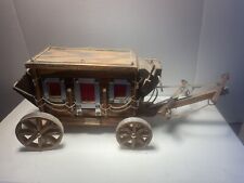 Vintage Wooden Stagecoach Lamp  picture